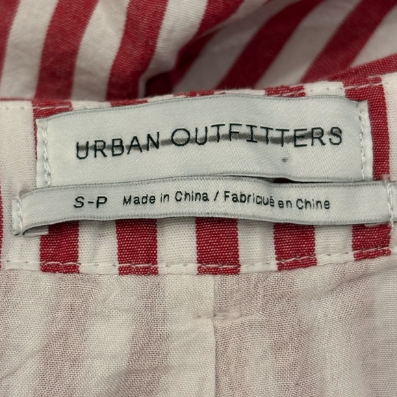 Urban Outfitters Red and White Striped Pants - Picture 3 of 3